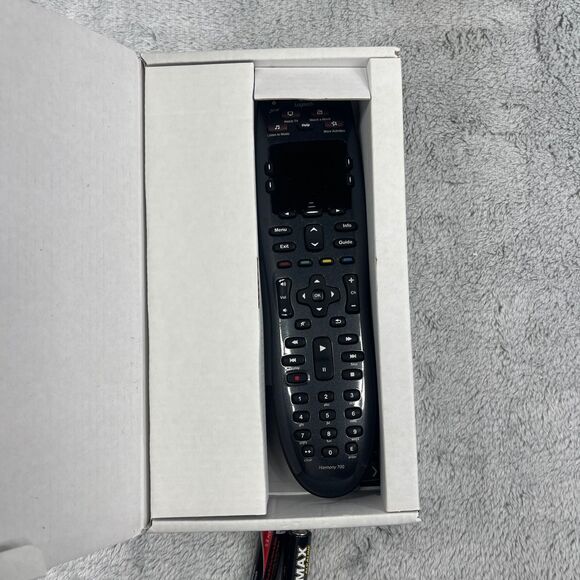 Logitech Harmony 700 Universal Programmable Remote Control Tested Black - Picture 7 of 10